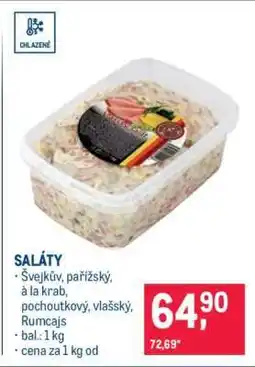 Makro Saláty nabídka