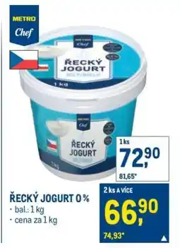 Makro Řecký jogurt 0% nabídka
