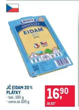 Makro JČ EIDAM 20 % PLÁTKY nabídka