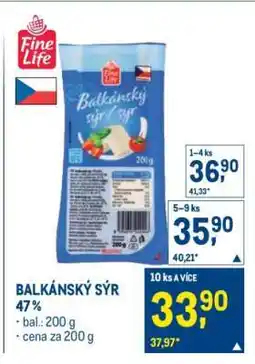 Makro BALKÁNSKÝ SÝR 47 % nabídka