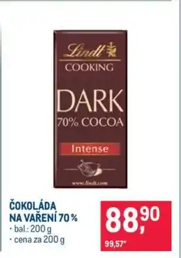 Makro ČOKOLÁDA NA VAŘENÍ 70 % nabídka