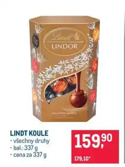 Makro Lindt koule nabídka