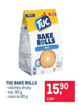 Makro TUC Bake Rolls nabídka