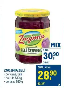 Makro ZNOJMIA ZELÍ nabídka