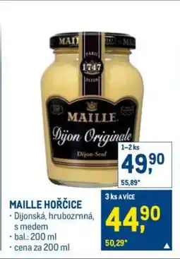 Makro Maille hořčice nabídka