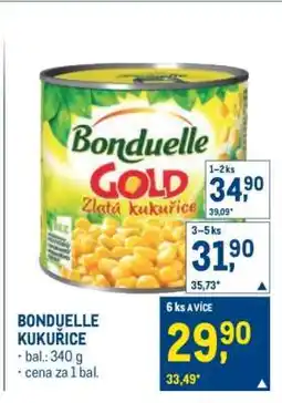 Makro BONDUELLE Kukuřice nabídka