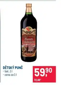 Makro DĚTSKÝ PUNČ nabídka
