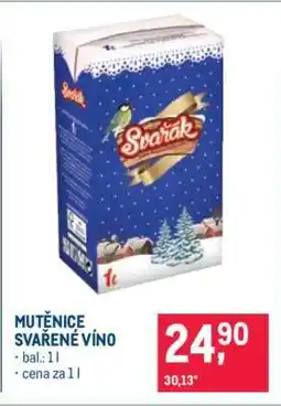 Makro MUTĚNICE SVAŘENÉ VÍNO nabídka