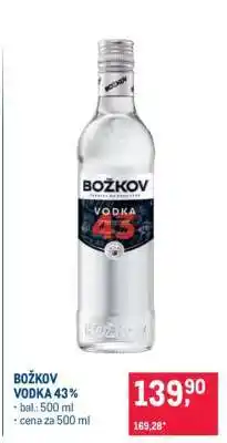 Makro BOŽKOV VODKA 43% nabídka