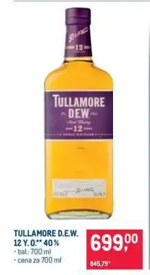Makro TULLAMORE D.E.W. 12 Y. O.** 40 % nabídka