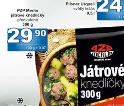 Jip PZP Merlin játrové knedlíčky nabídka