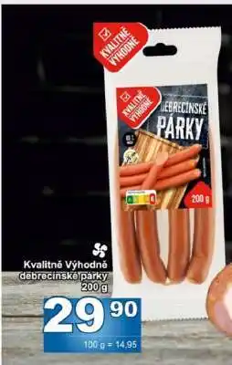 Jip Kvalitně Výhodně Debrecínské párky nabídka