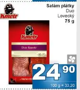 Jip Salám plátky Duo Lovecký nabídka