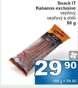 Jip SNACK IT Kabanos exclusive nabídka