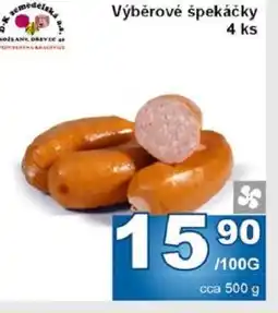 Jip Výběrové špekáčky nabídka