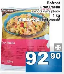 Jip Bofrost gran paella nabídka
