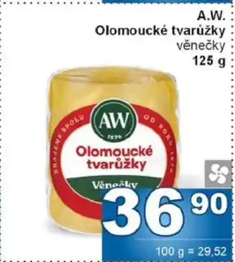 Jip A.W. Olomoucké tvarůžky nabídka