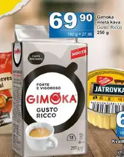 Jip Gimoka mletá káva Gusto Ricco nabídka