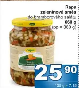 Jip Rapa zeleninová směs nabídka