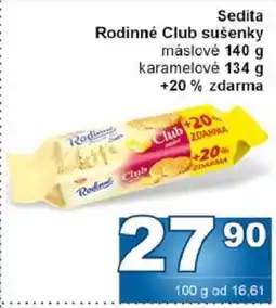 Jip Sedita Rodinné Club sušenky nabídka