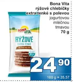 Jip Bona Vita rýžové chlebíčky extra tenké s polevou nabídka