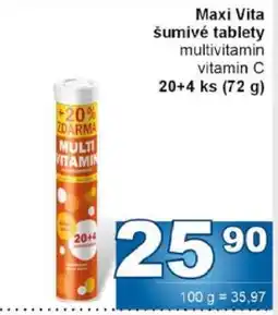 Jip Maxi Vita šumivé tablety nabídka