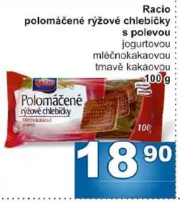 Jip Racio polomáčené rýžové chlebíčky s polevou nabídka