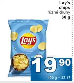 Jip Lay’s chips nabídka
