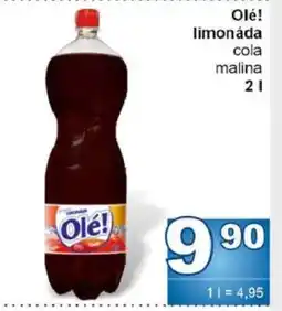 Jip Olé! limonáda nabídka
