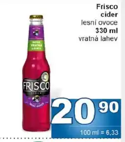 Jip Frisco Cider nabídka