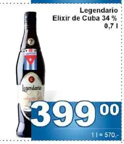 Jip Legendario Elixir de Cuba 34% nabídka