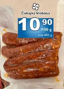 Jip Čabajka klobása nabídka
