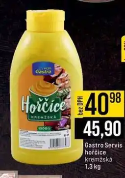 Jip Gastro Servis hořčice kremžská nabídka