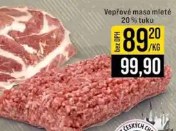 Jip Vepřové maso mleté 20% tuku nabídka