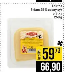 Jip Laktos Eidam 45% uzený sýr plátky nabídka