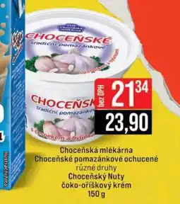 Jip Choceňské pomazánkové ochucené nabídka
