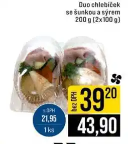 Jip Duo chlebíček se šunkou a sýrem nabídka