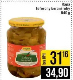 Jip Rapa feferony beraní rohy nabídka