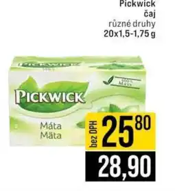 Jip Pickwick čaj nabídka