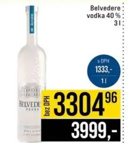 Jip Belvedere Vodka 40 % nabídka