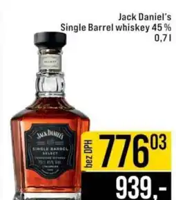 Jip Jack Daniel's Single Barrel whiskey 45% 0,7 l nabídka