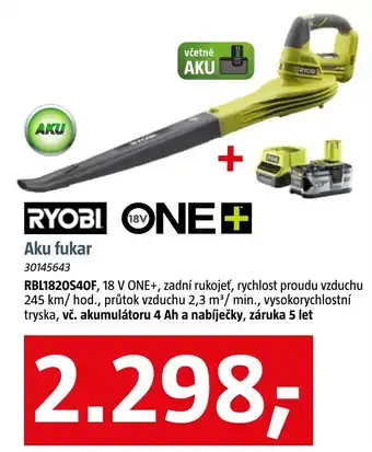 Bauhaus Ryobi one+ aku fukar nabídka