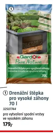 Bauhaus Drenážní štěpka pro vysoké záhony nabídka