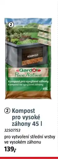 Bauhaus Kompost pro vysoké záhony nabídka