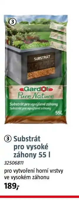 Substrát pro vysoké záhony