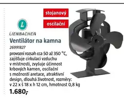 Bauhaus LIENBACHER Ventilátor na kamna nabídka