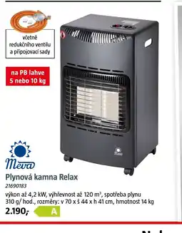 Bauhaus Meva Plynová kamna Relax nabídka