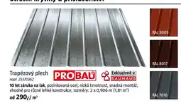 Bauhaus Trapézový plech probau bauhaus nabídka