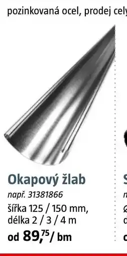 Bauhaus Okapový žlab nabídka