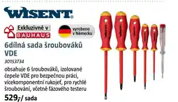 Bauhaus Wisent 6dílná sada šroubováků vde nabídka